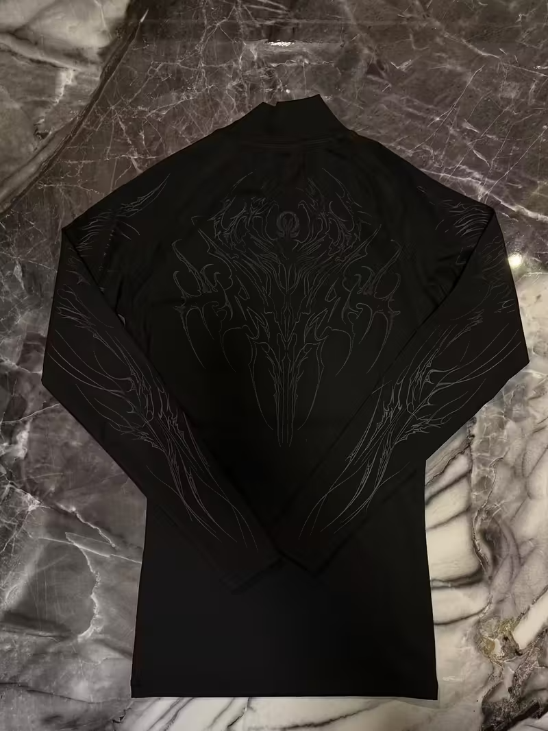 Dark Shadow Compressão Gola Alta