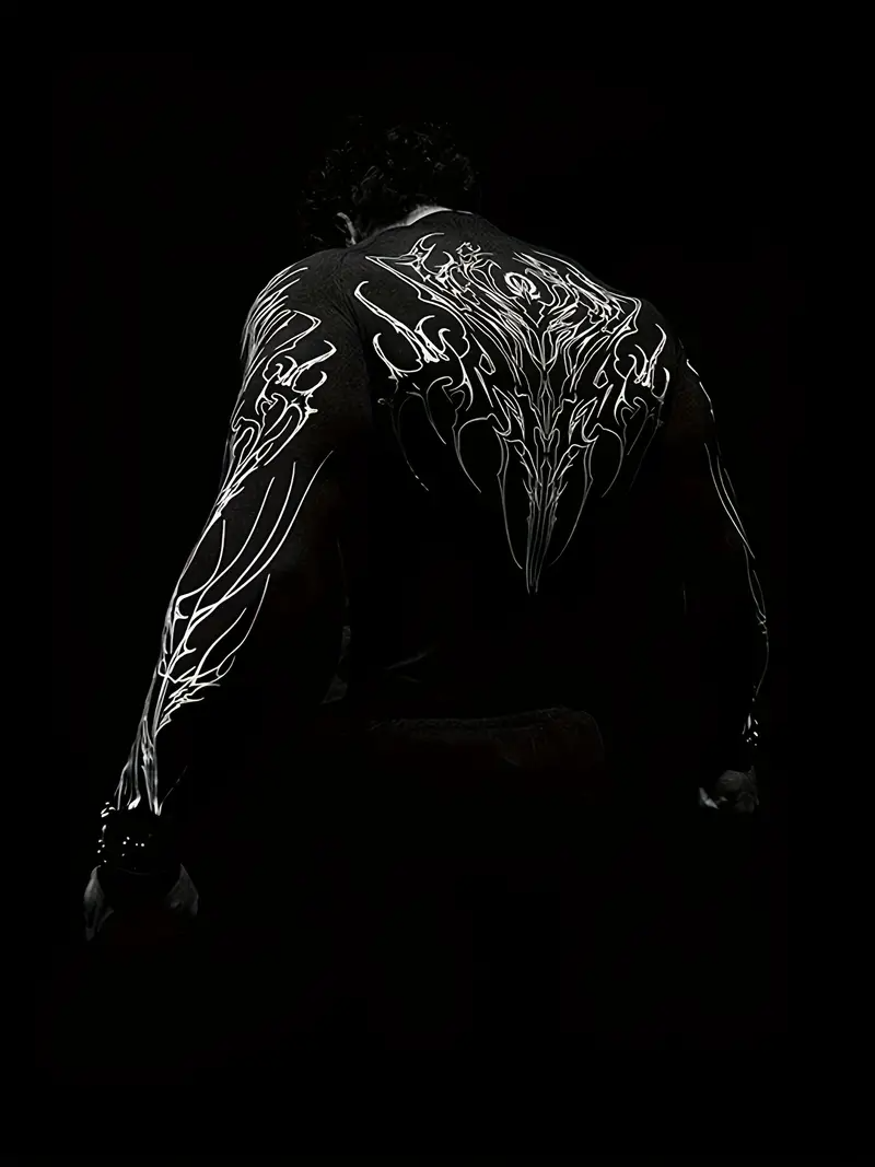 Dark Shadow Compressão Gola Alta