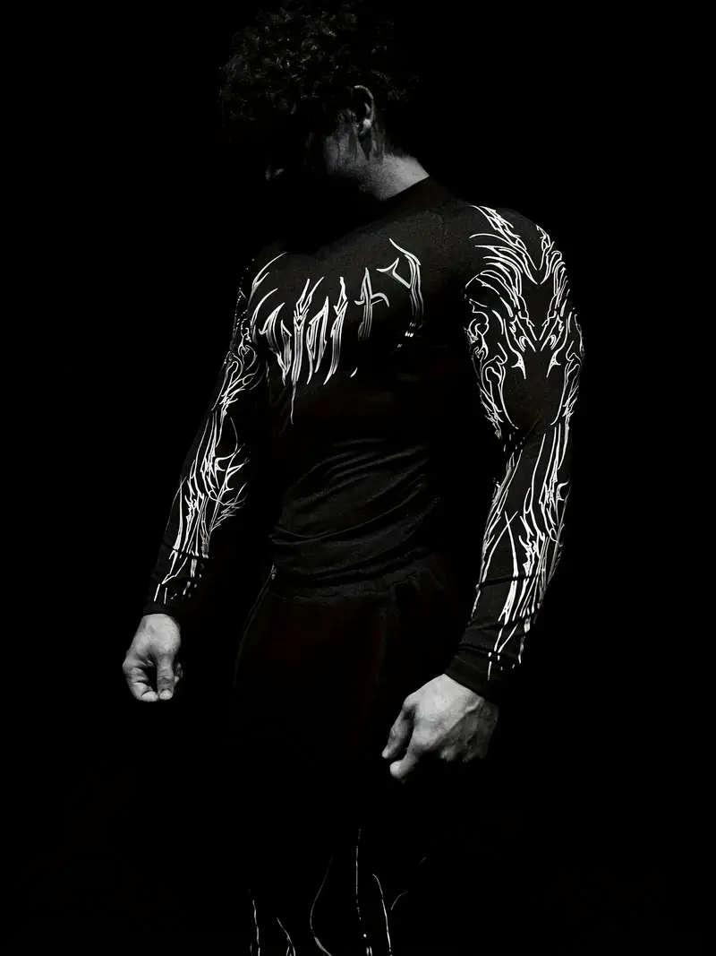 Dark Shadow Compressão Gola Alta