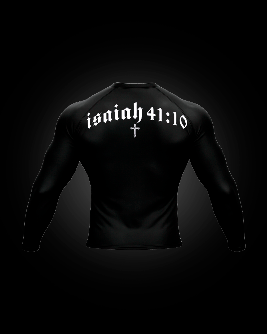 Camiseta de Compressão Longa - Isaiah 41:10