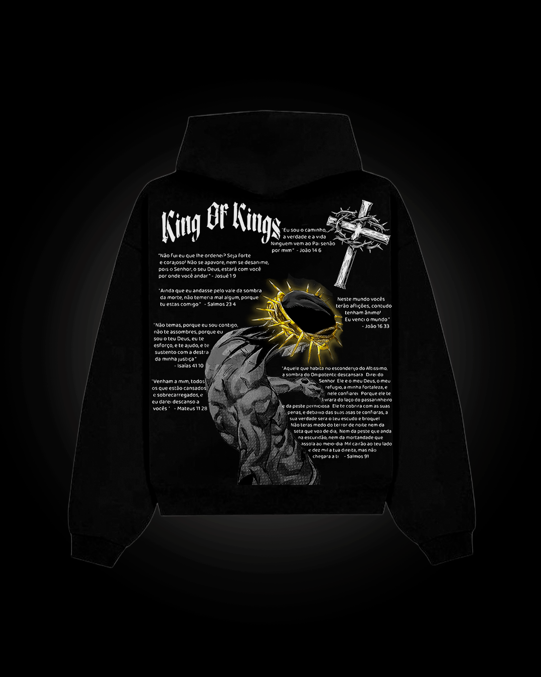 Moletom Preto King of Kings - R4ZE