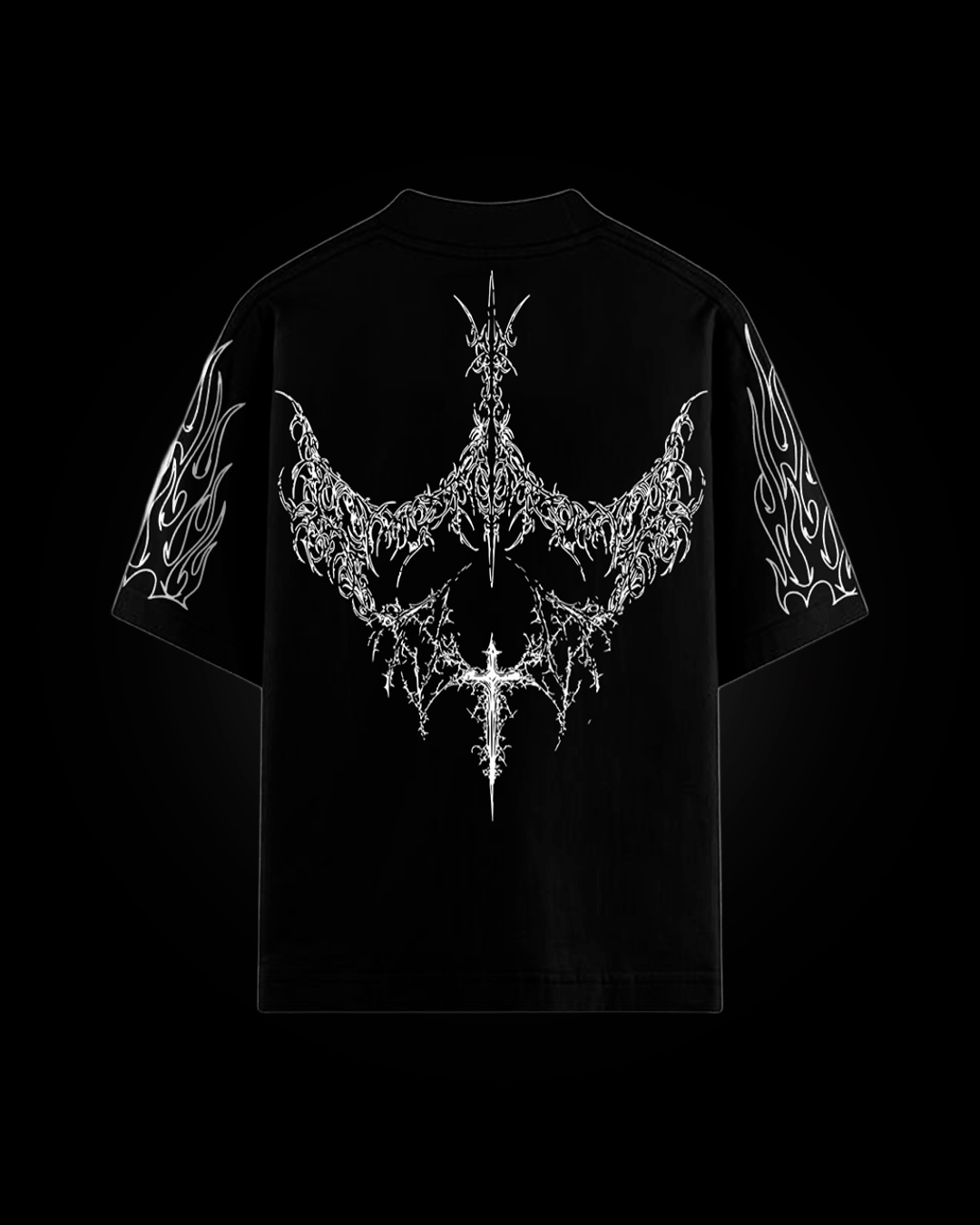 Camiseta Oversized Preta - FLAME