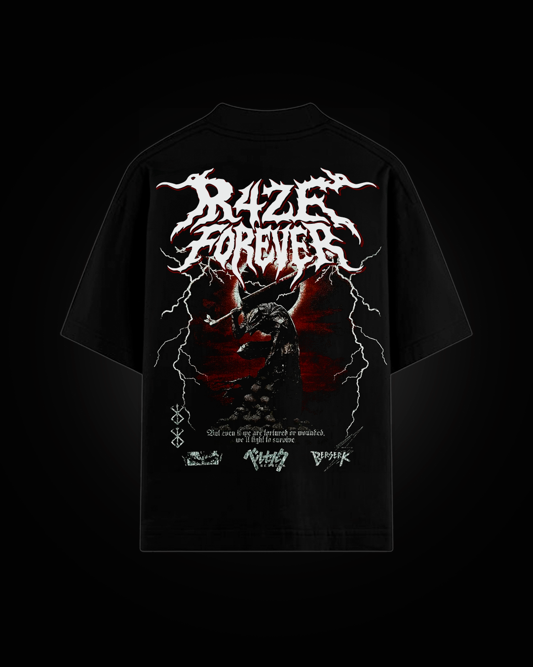 Camiseta Oversized Berserk - Armadura Celestial