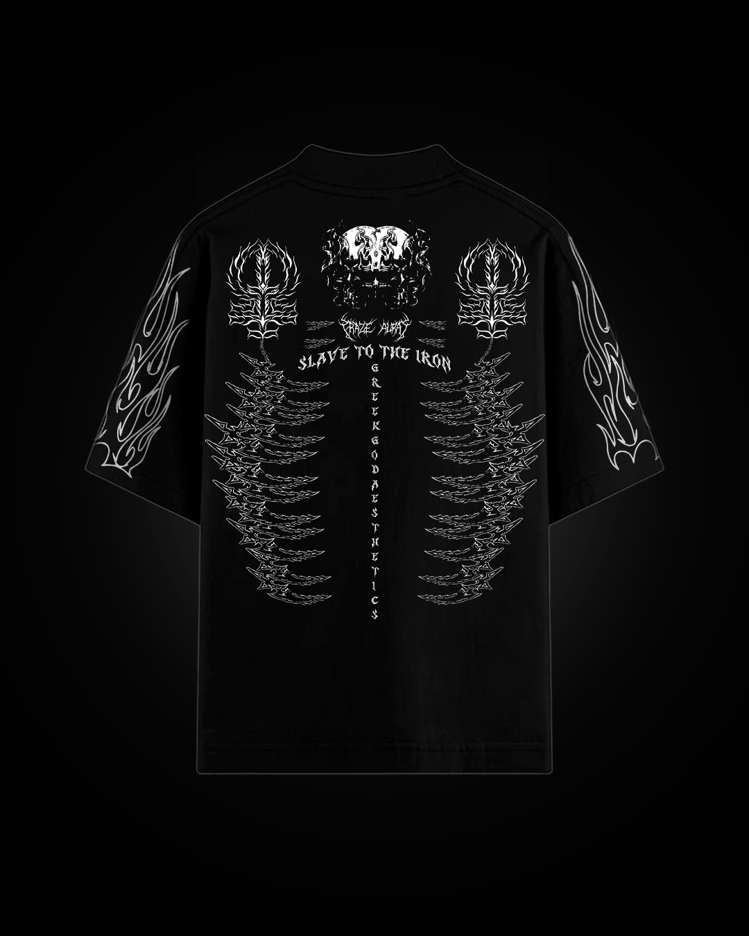 Slave To The Iron Oversized Preta