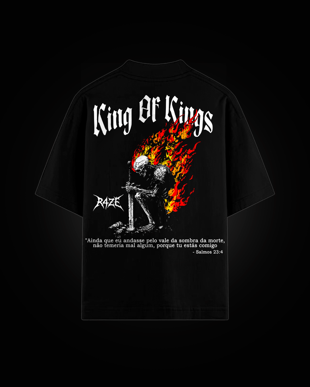 Camiseta Oversized Skull - R4ZE