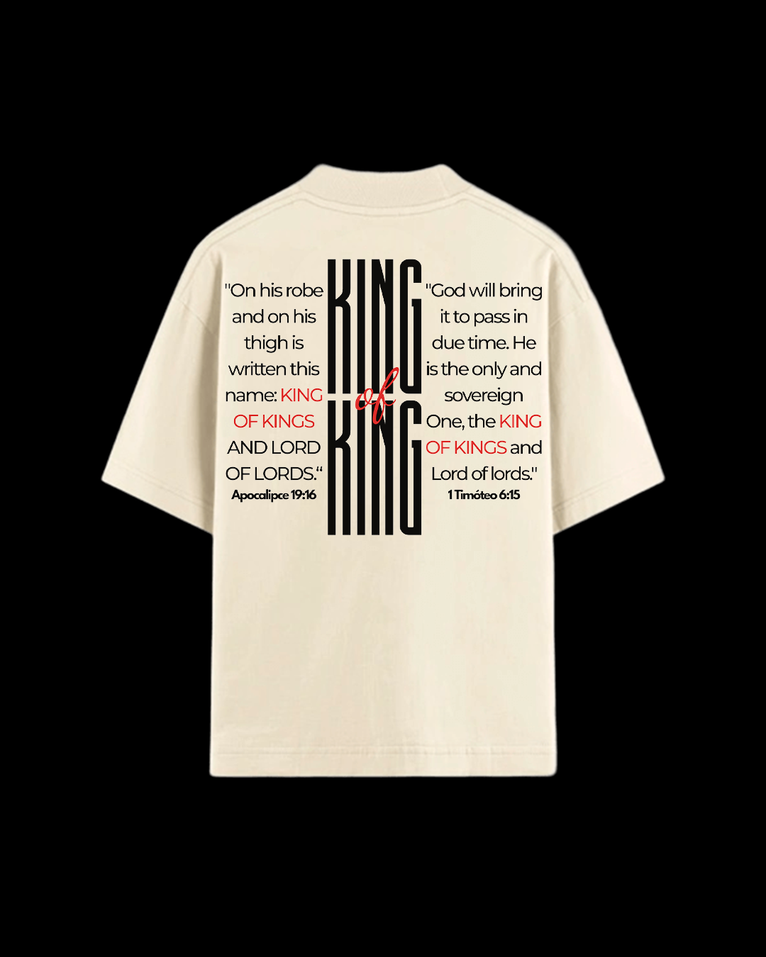 Camiseta Oversized Branca - KIng of King