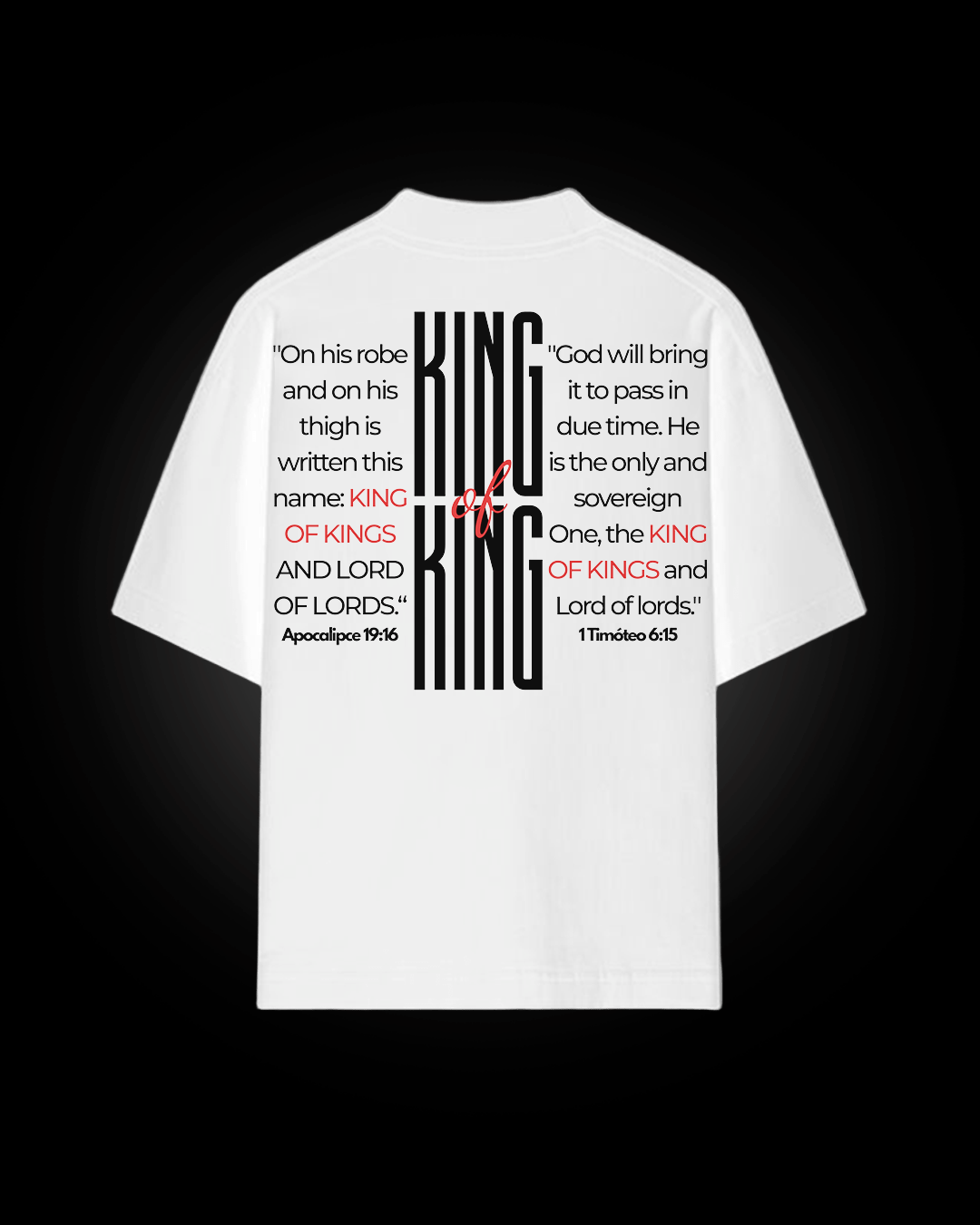 Camiseta Oversized Branca - KIng of King