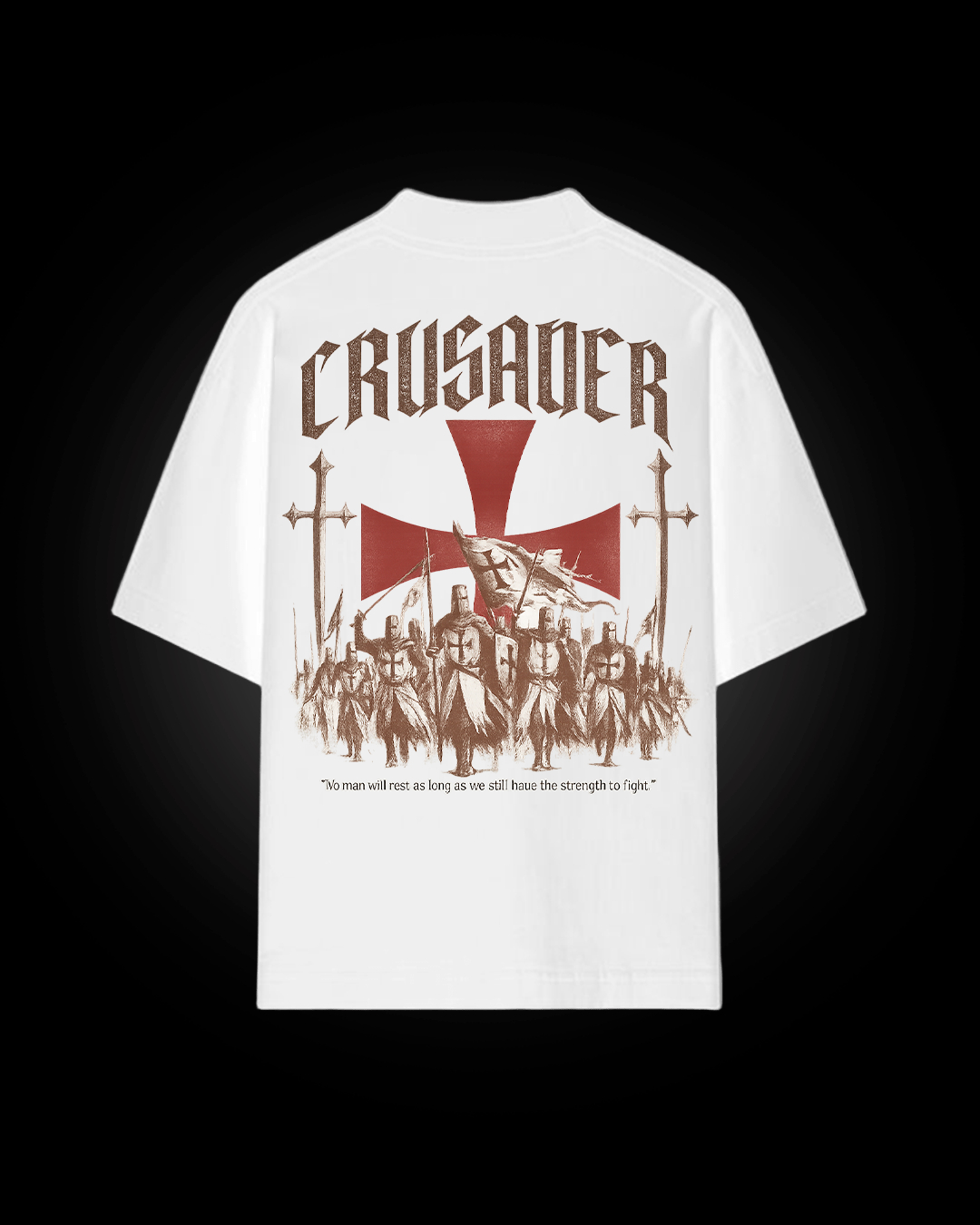 Camiseta Oversized Branca - CRUSANER