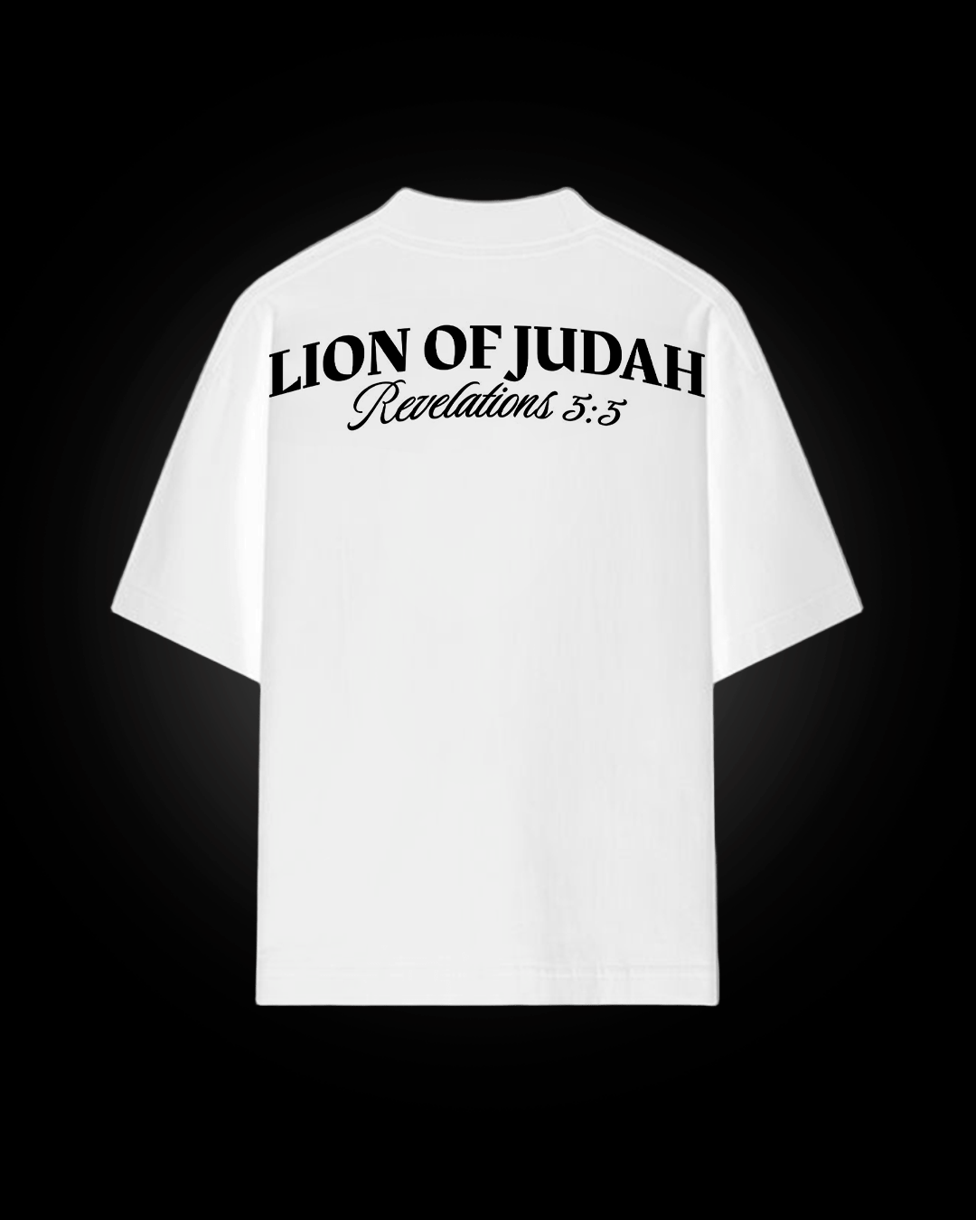 Camiseta Oversized Branca - LION OF JUDAH
