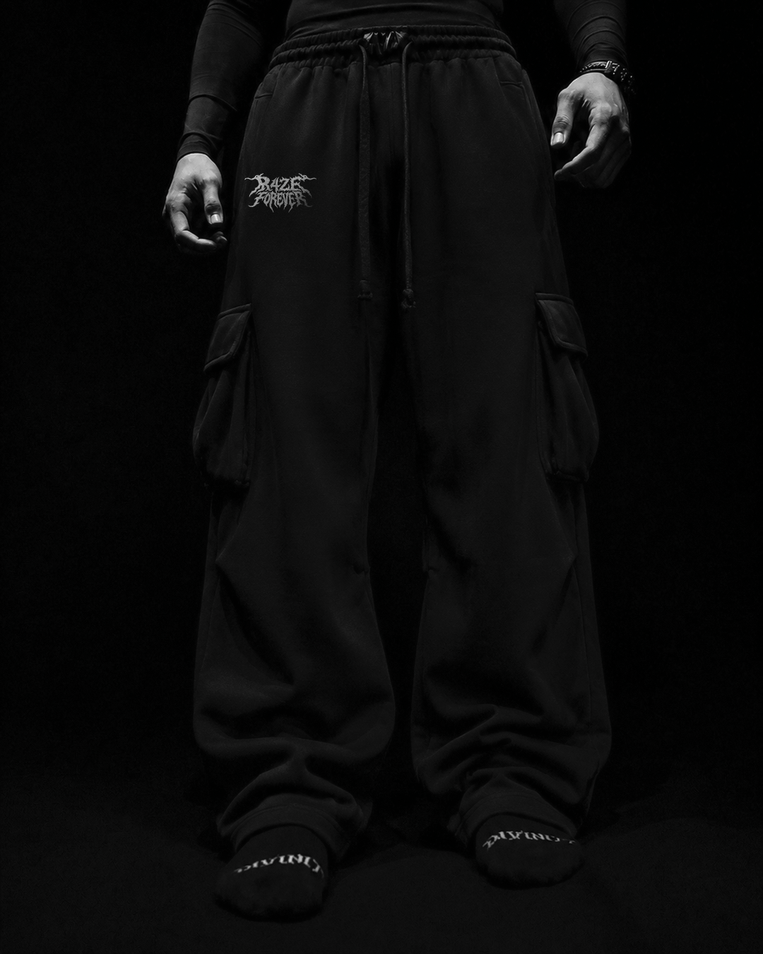 Venom Calça Cargo Baggy Moletom