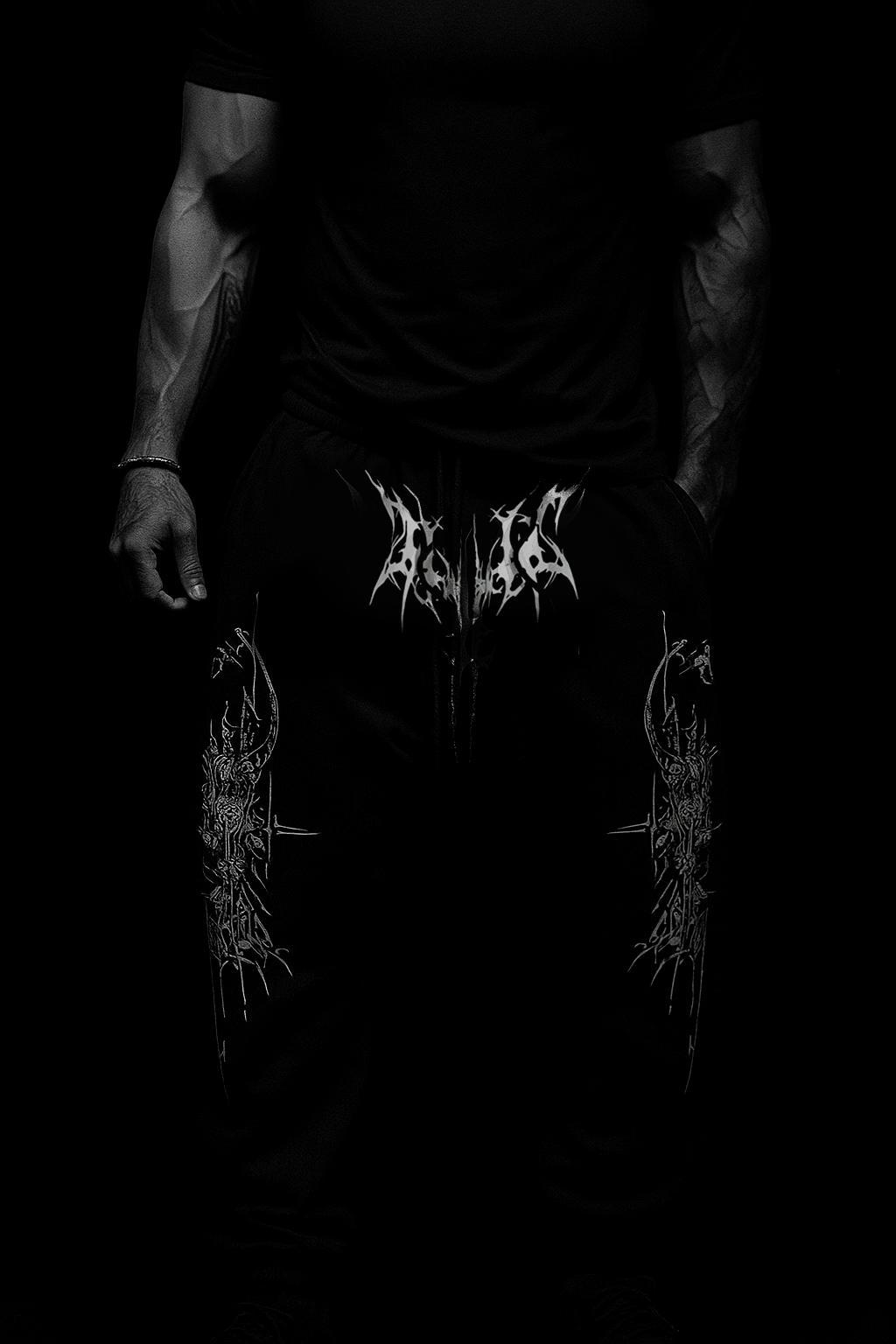 Obsidian Calça Moletom Preta