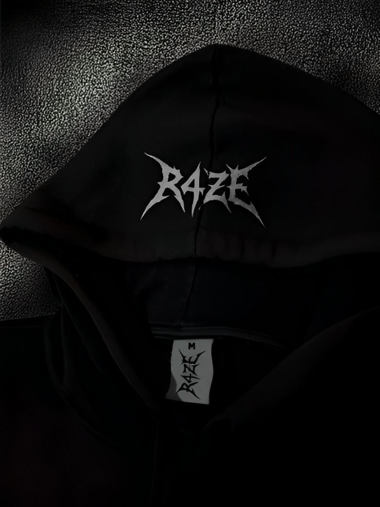 Moletom Preto FLAME - R4ZE