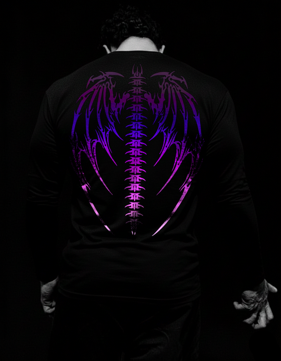 Cyber Compressão Longa Preto