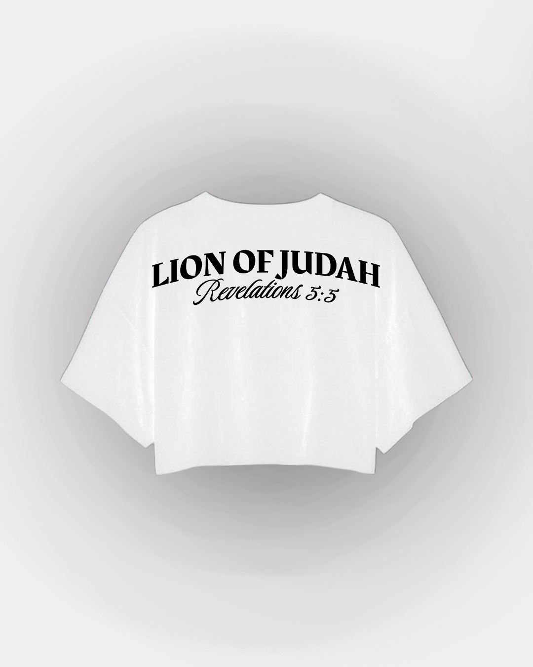Cropped Branco R4ZE - Lion of Judah