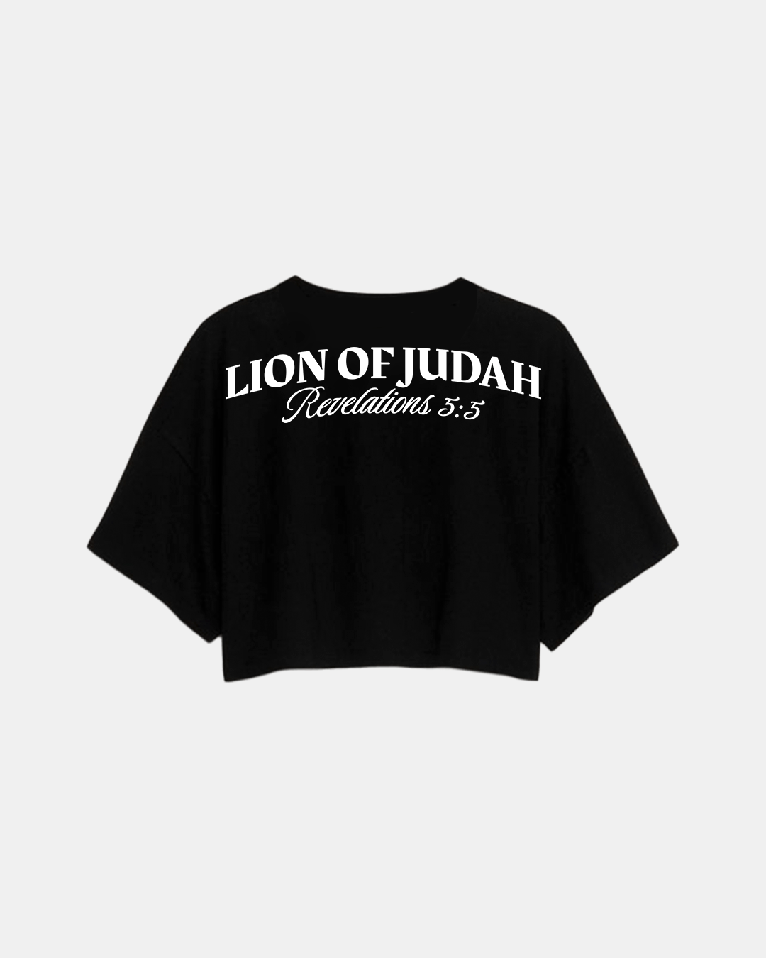 Cropped Preto - Lion Of Judah