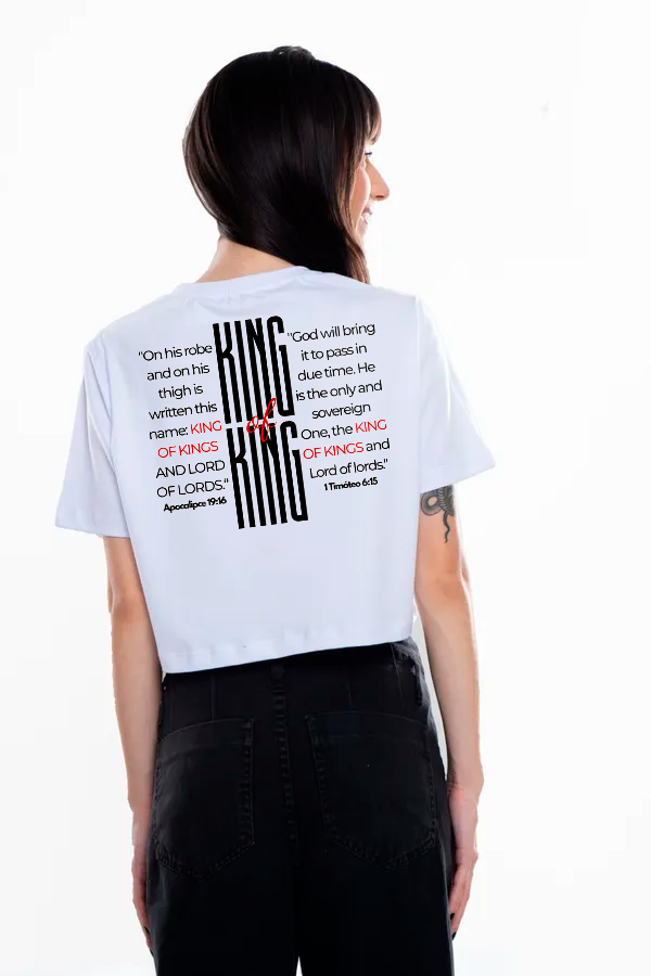 Cropped Branco - King of Kings