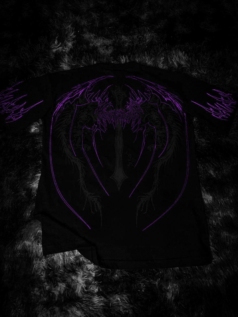 DragonFire Oversized Preto & Roxo