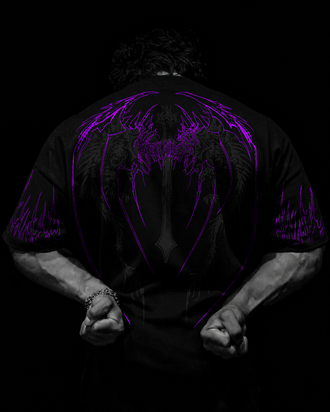DragonFire Oversized Preto & Roxo