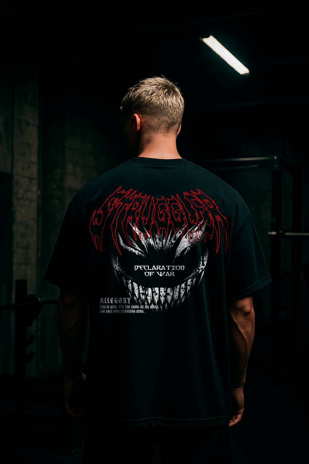 Camiseta Oversized R4ZE X BERSERK - STRUGGLER