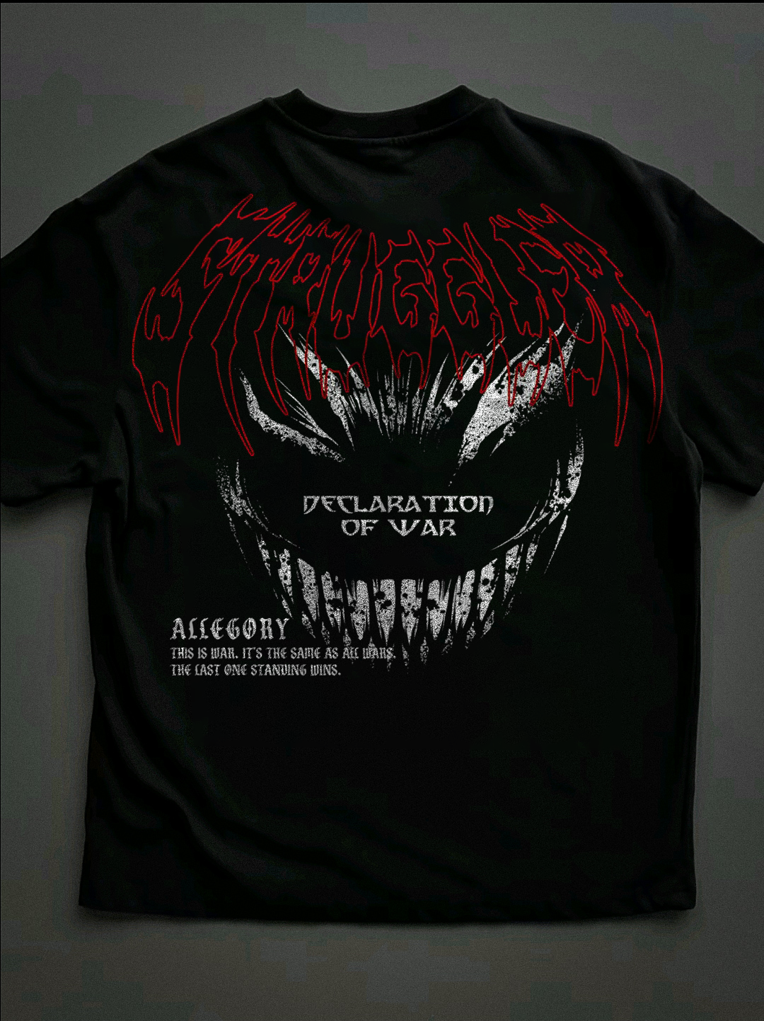 Camiseta Oversized R4ZE X BERSERK - STRUGGLER