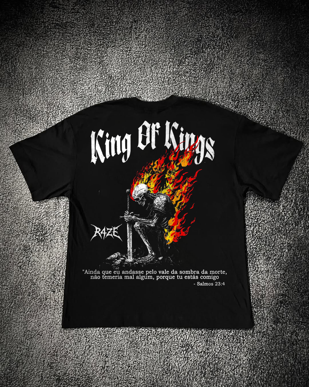 Camiseta Oversized Skull - R4ZE