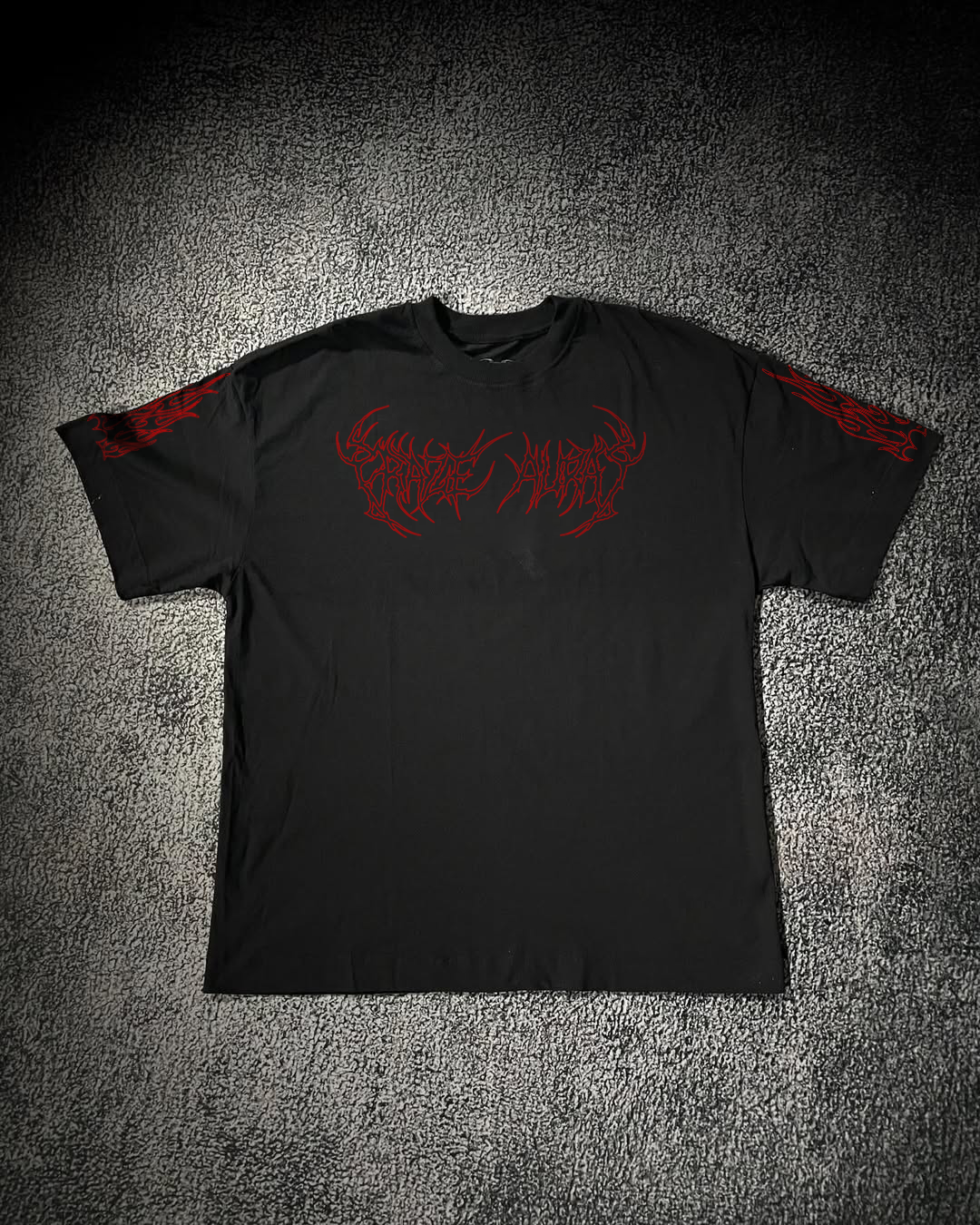 Camiseta Oversized Preta R4ZE AURA