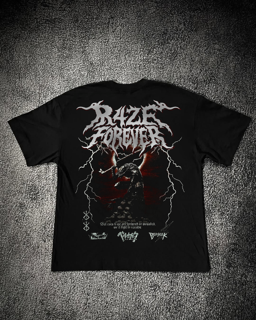 Camiseta Oversized Berserk - Armadura Celestial