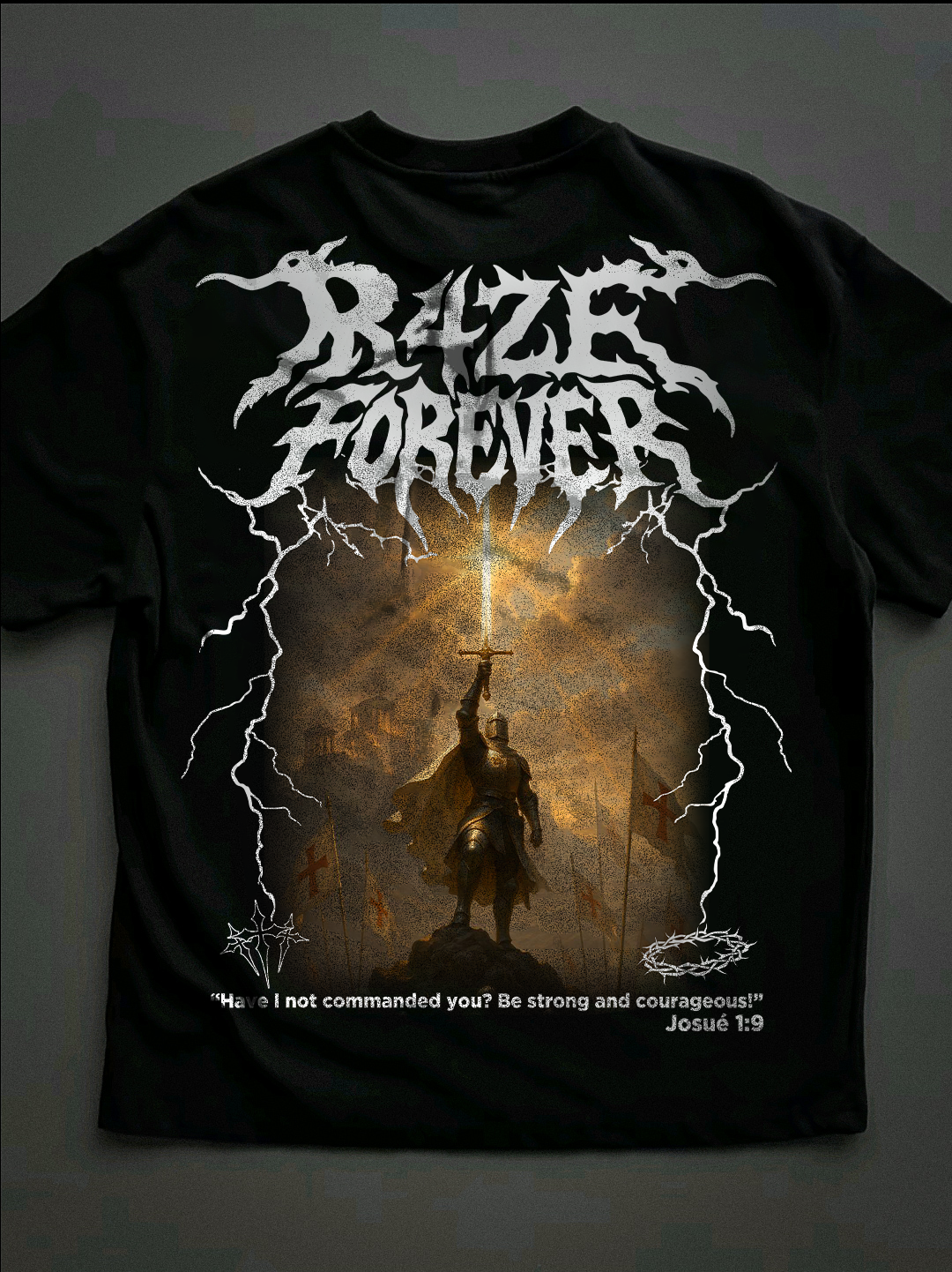 Camiseta Oversized Preta - DIVINE SWORD