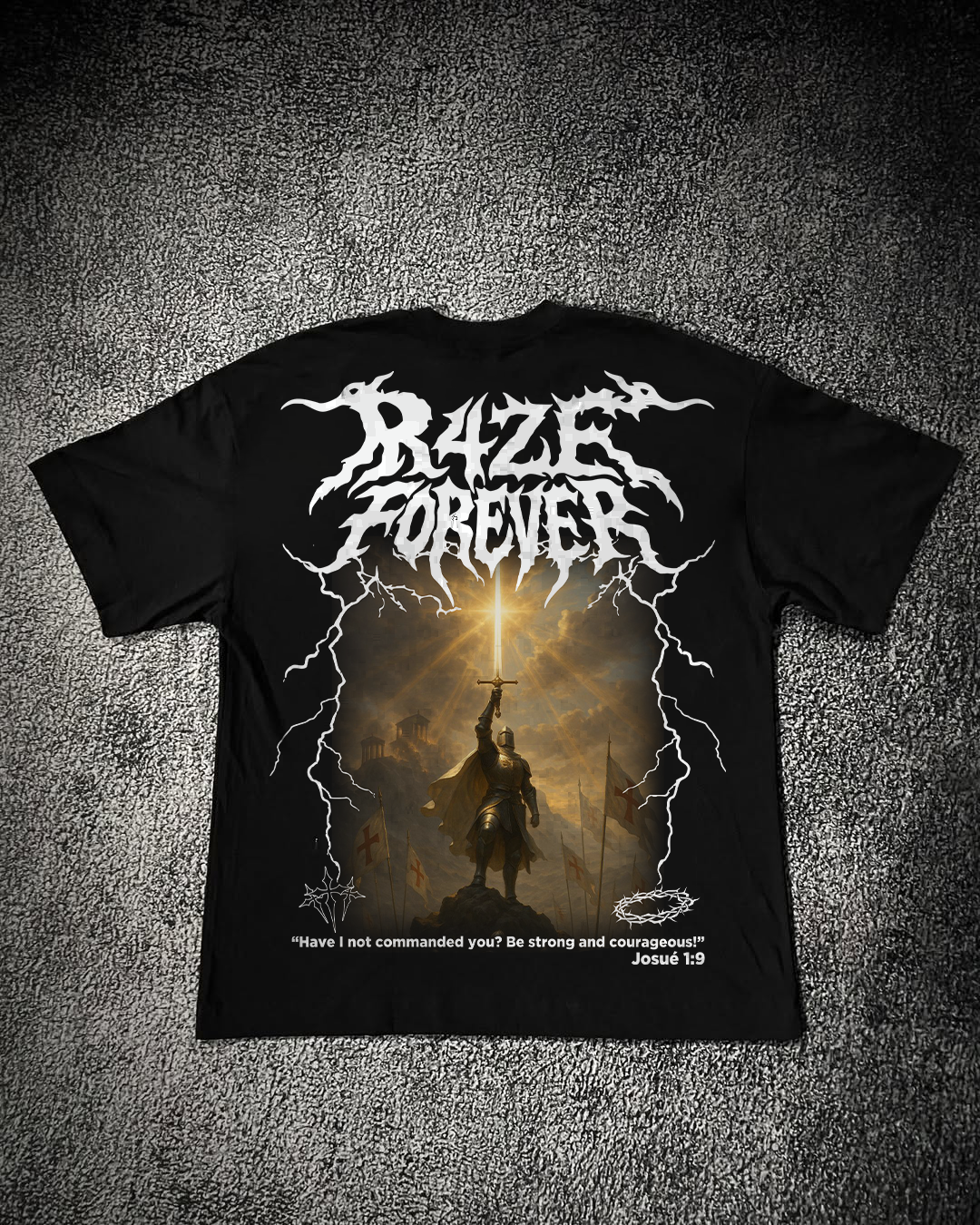 Camiseta Oversized Preta - DIVINE SWORD