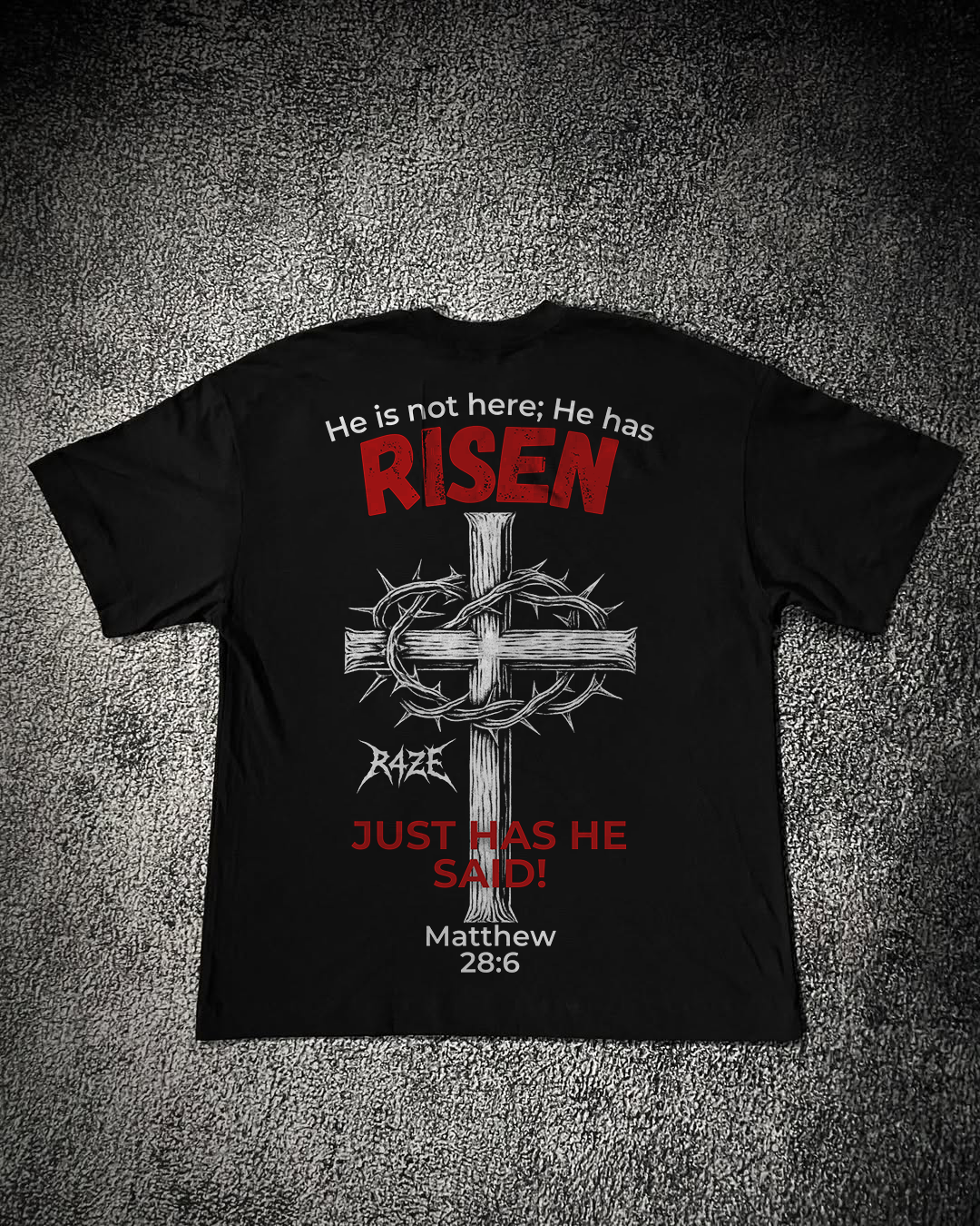 Camiseta Oversized Preta - RISEN