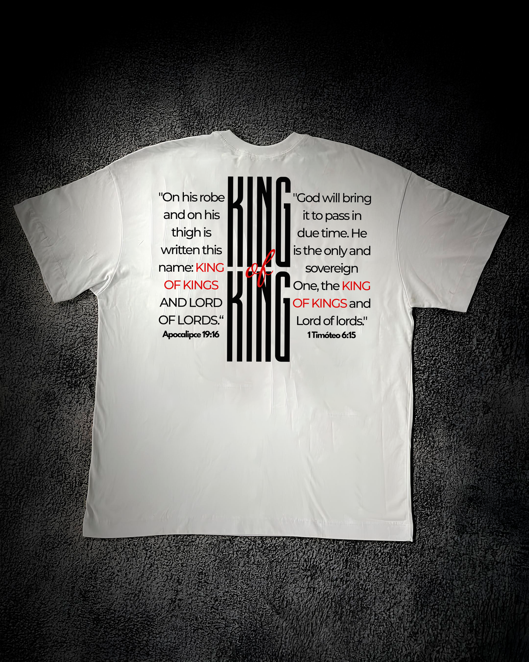 Camiseta Oversized Branca - KIng of King