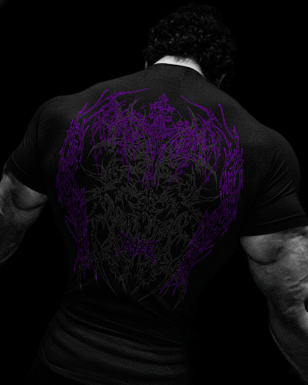 Nightfall Purple Compressão Preta