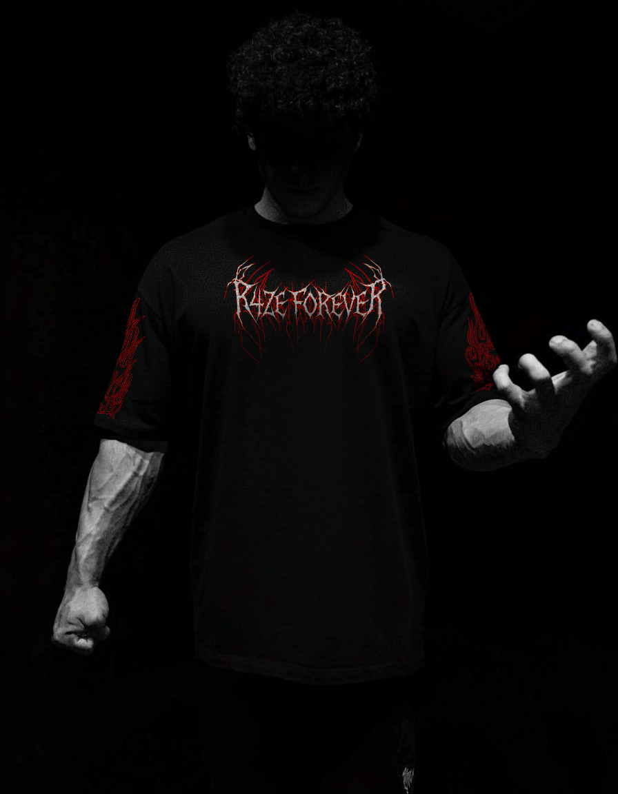 SoulVoid Oversized Preto & Vermelho