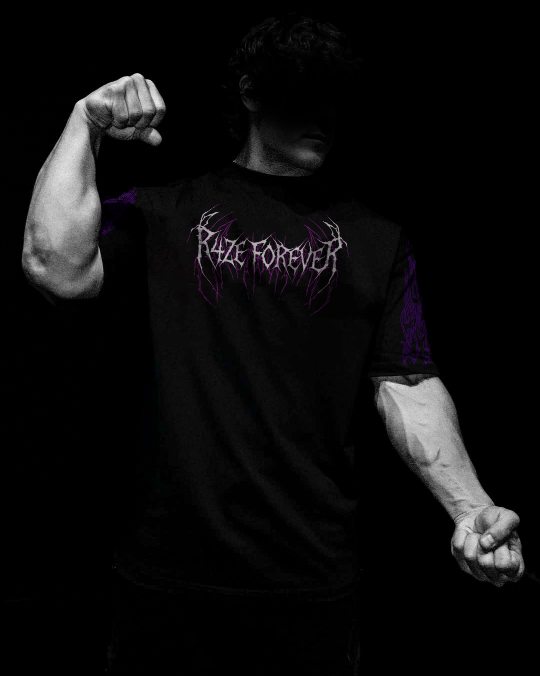 Soulvoid Oversized Preto & Roxo