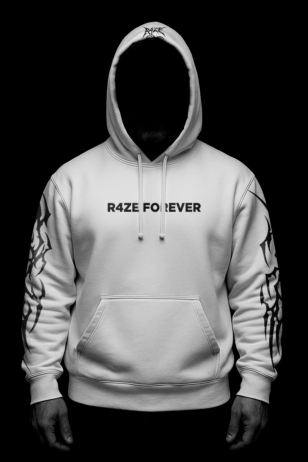 Moletom Branco Flame - R4ZE