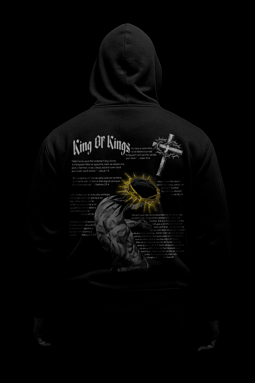 Moletom Preto King of Kings - R4ZE
