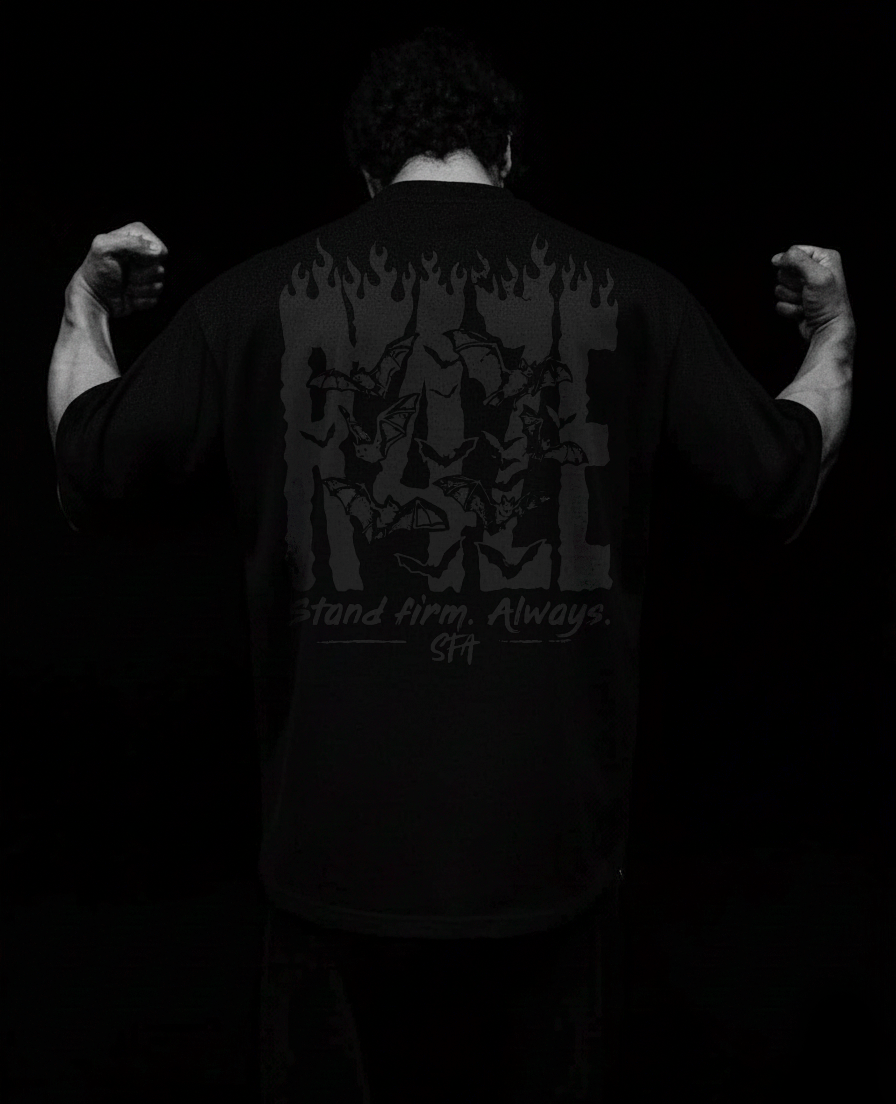 Bat Reign Oversized Preto