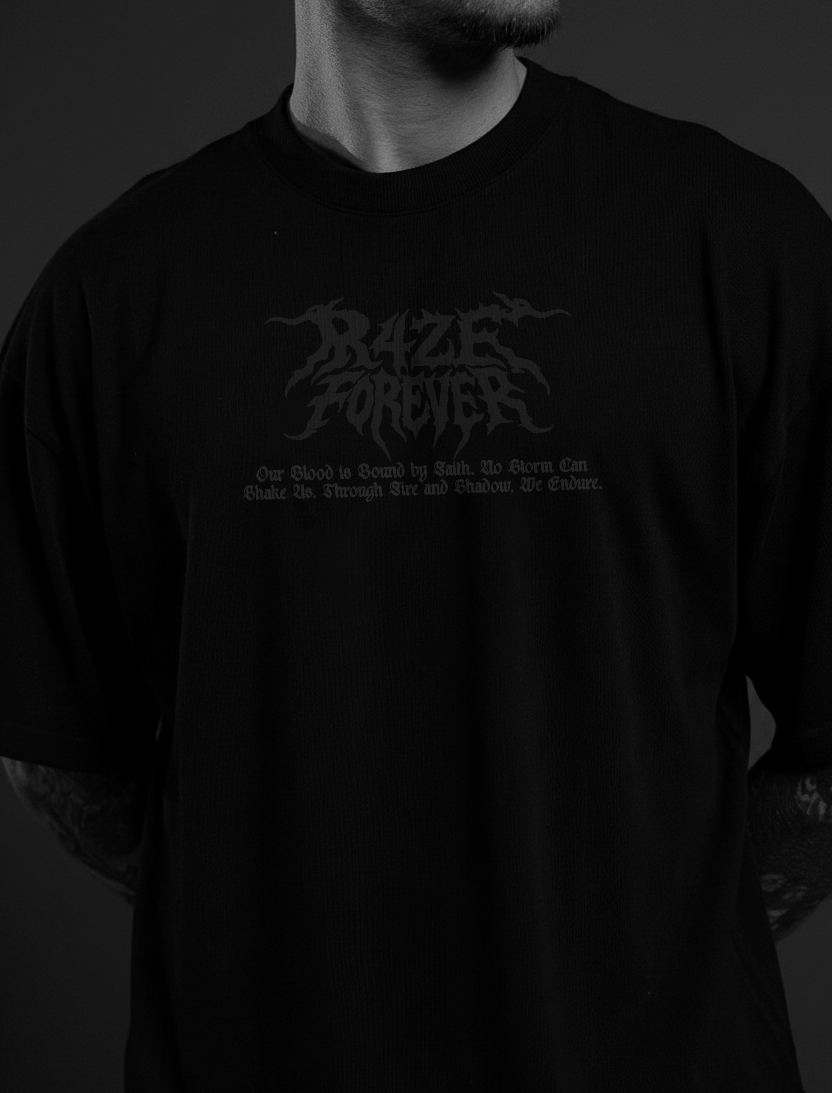 R4ZE FOREVER Oversized Preto