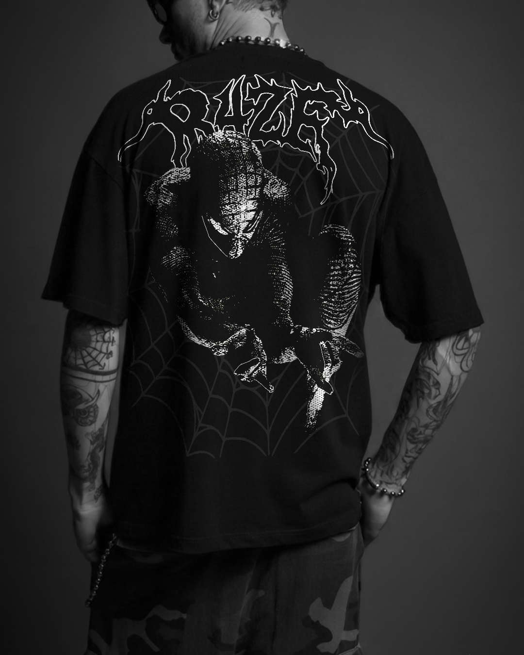 Spider Oversized Preto