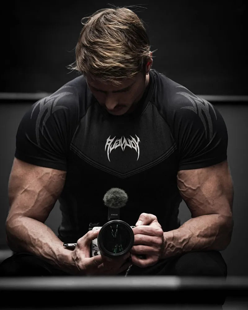 Camiseta de Compressão Monster Fire