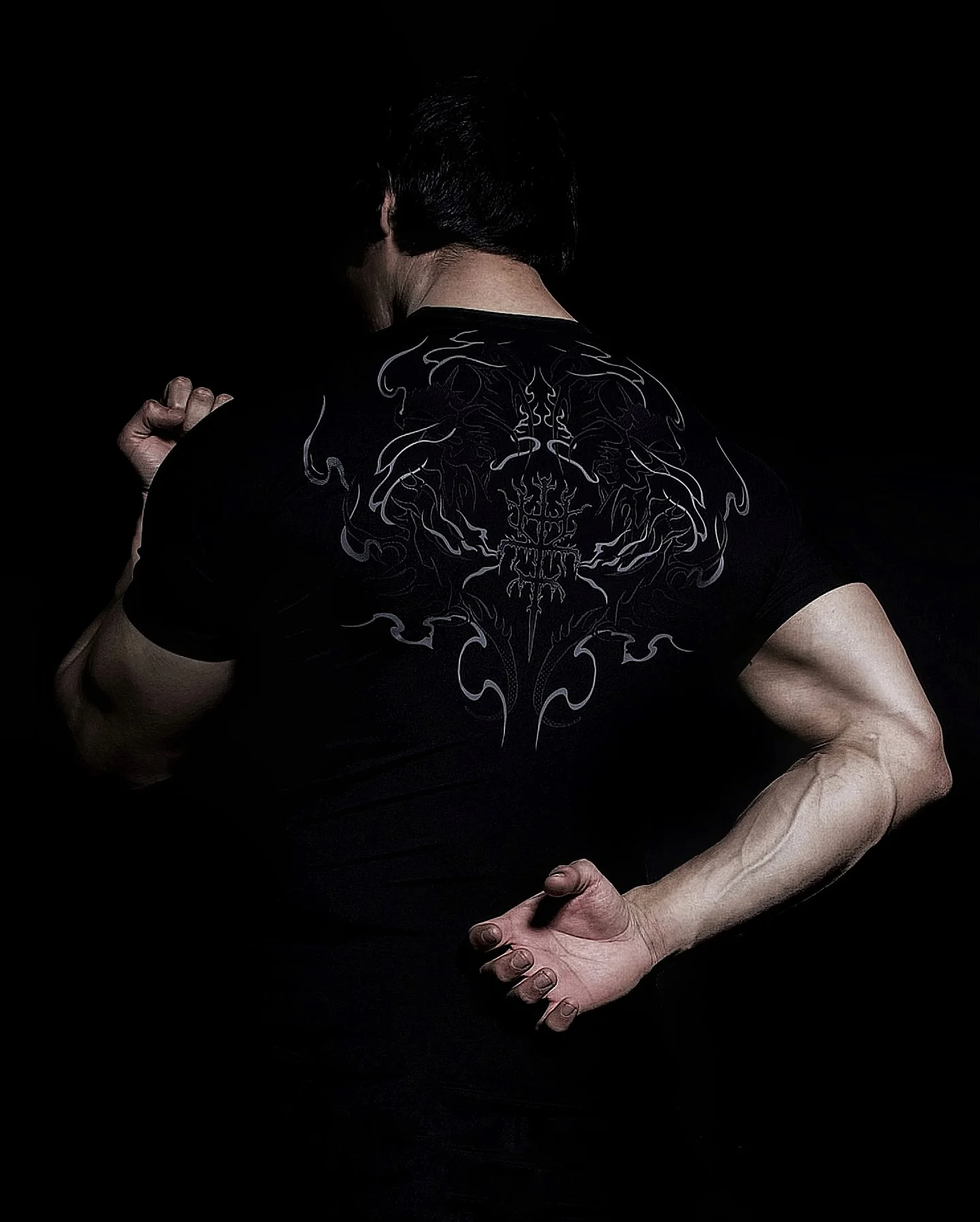 Divine Chaos Compressão Preto