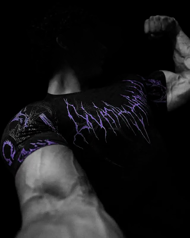 Midnight Compressão Preto & Roxo