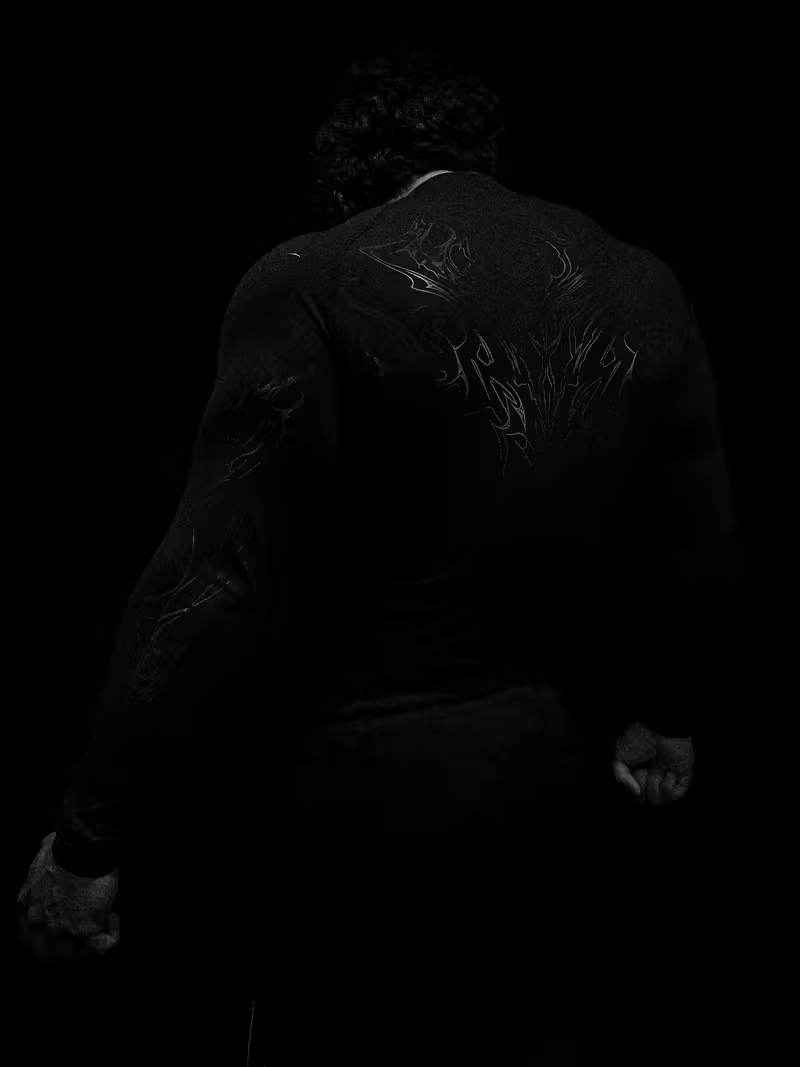 Dark Shadow Compressão Gola Alta