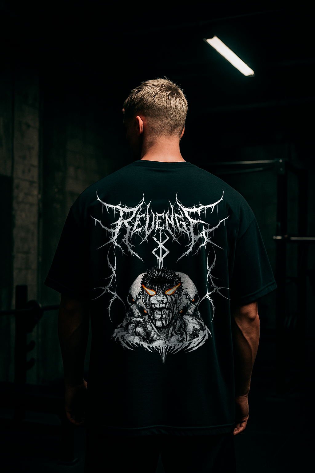 Camiseta Oversized R4ZE X BERSERK - REVENGE
