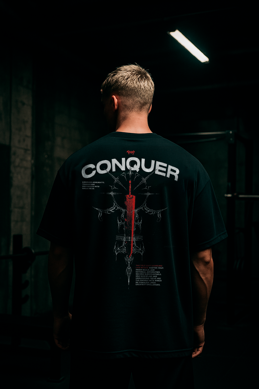 Camiseta Oversized R4ZE X BERSERK - CONQUER