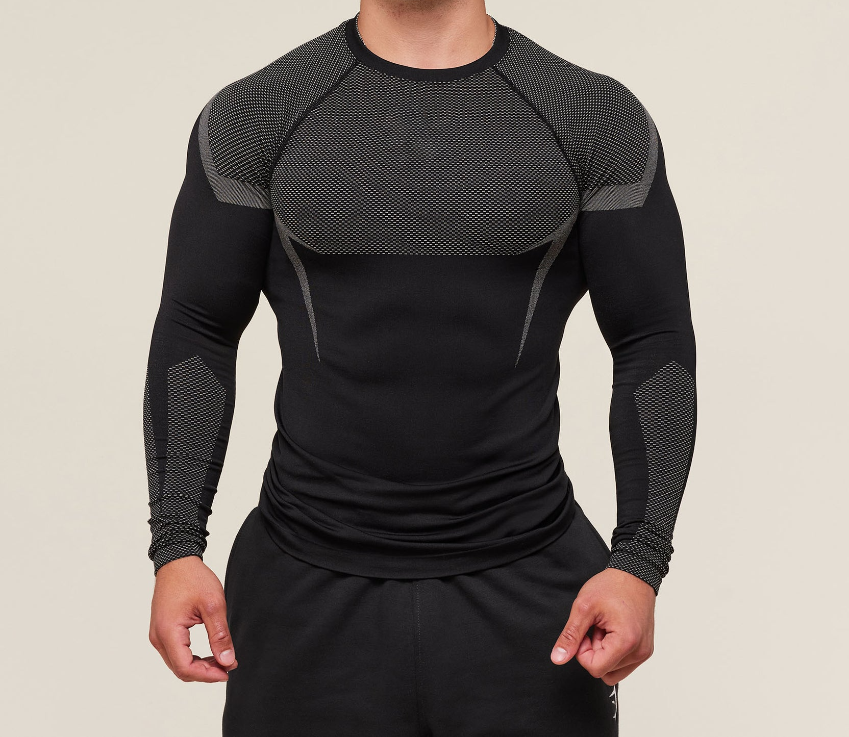 Camiseta de Compressão Manga Longa Vortex