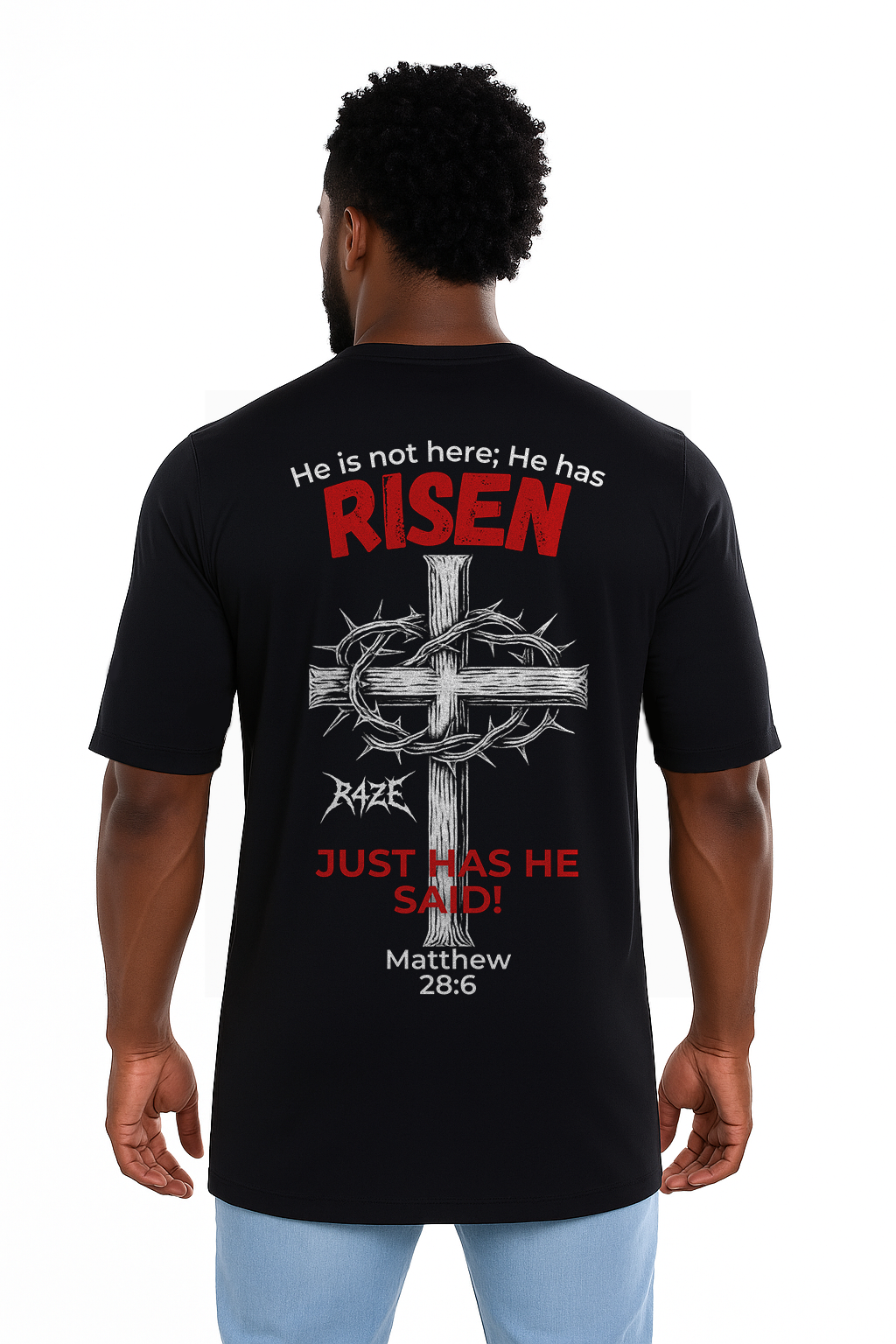 Camiseta Oversized Preta - RISEN