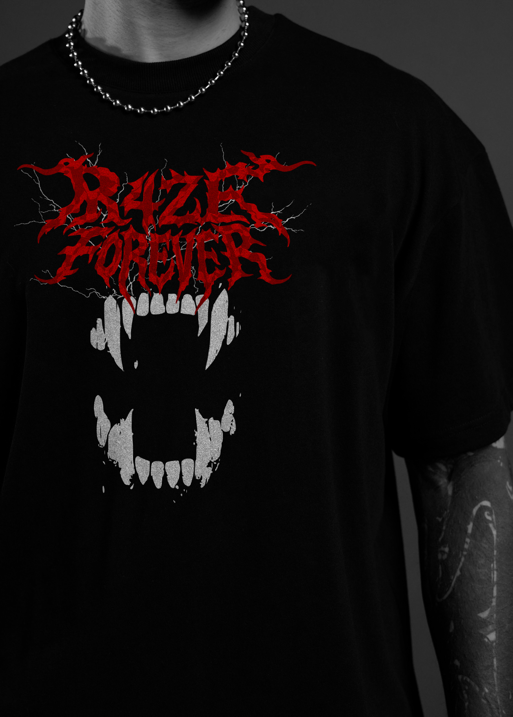 Dark Instinct Oversized Preto