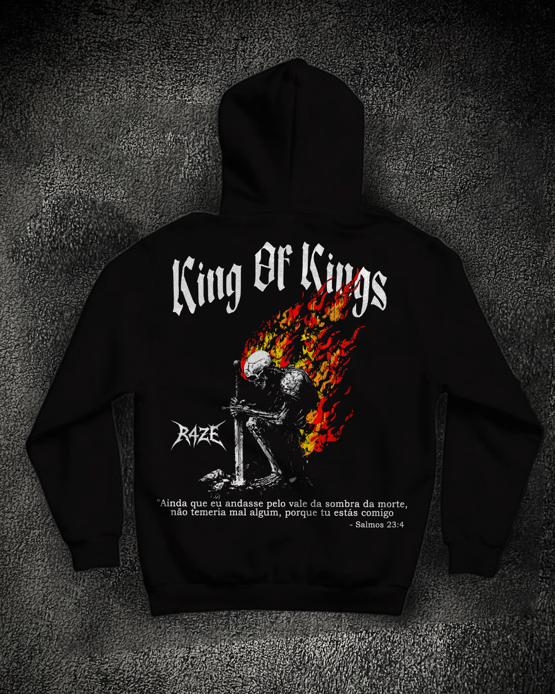 Moletom Preto Skull - R4ZE