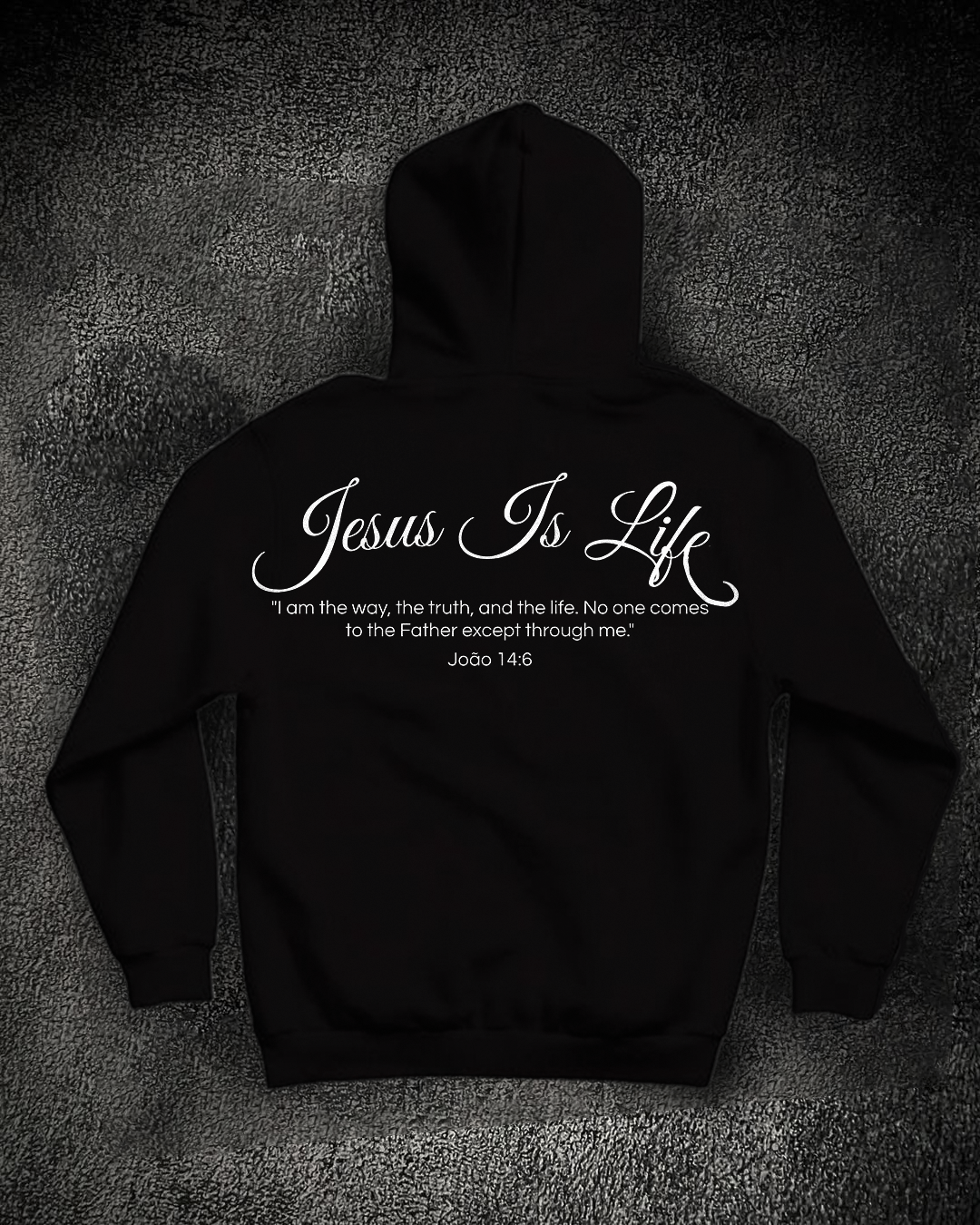 Moletom Preto R4ZE - Jesus Is Life